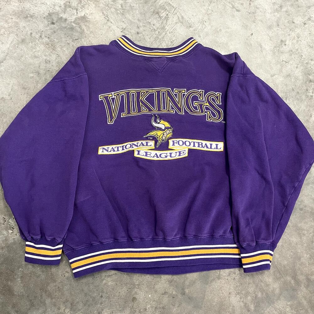 Vintage Logo Athletic Minnesota Vikings NFL Sweatshirt